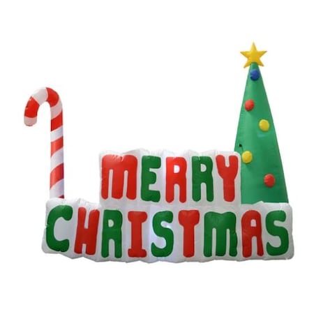 Impact Canopy Christmas Inflatable 5ft Merry Christmas with Tree 513001003